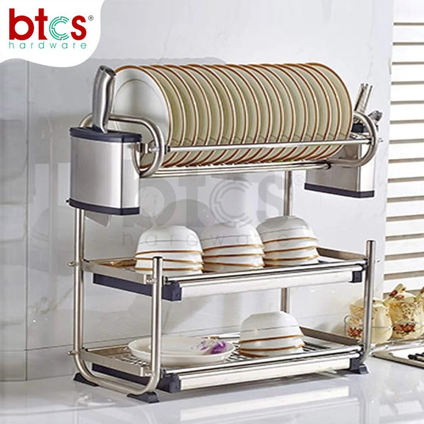 3-step Dish Rack S.S  WDJ 870