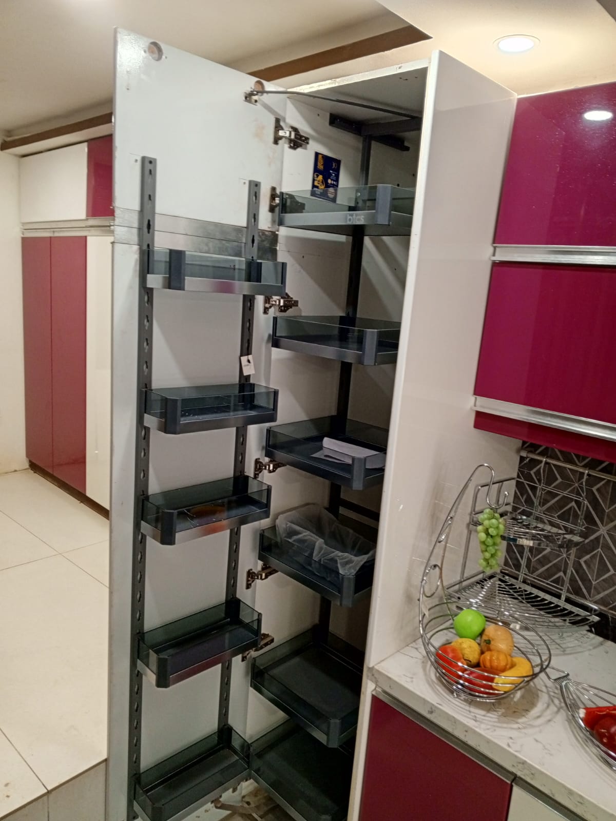 Glass Fridge Storage System 6FT DGW-465