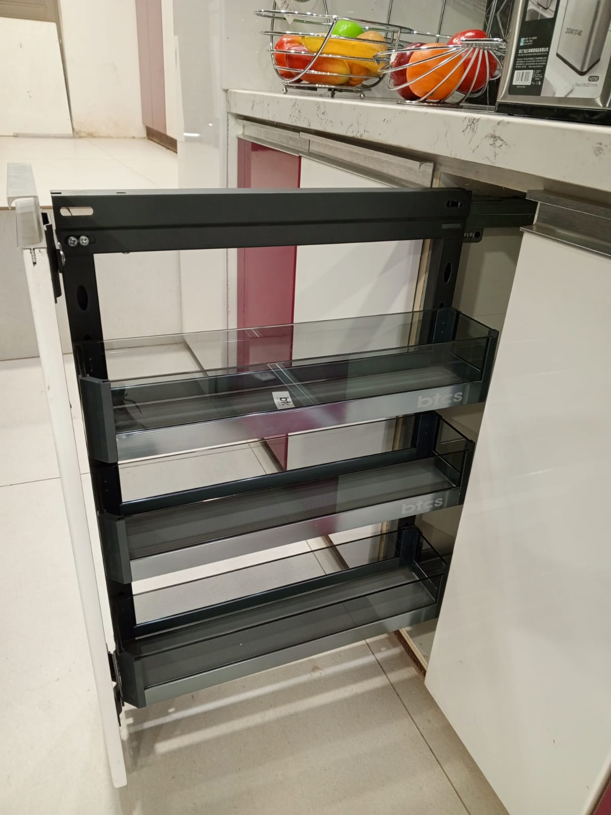 3 Step glass bottle Rack CZBL - 203