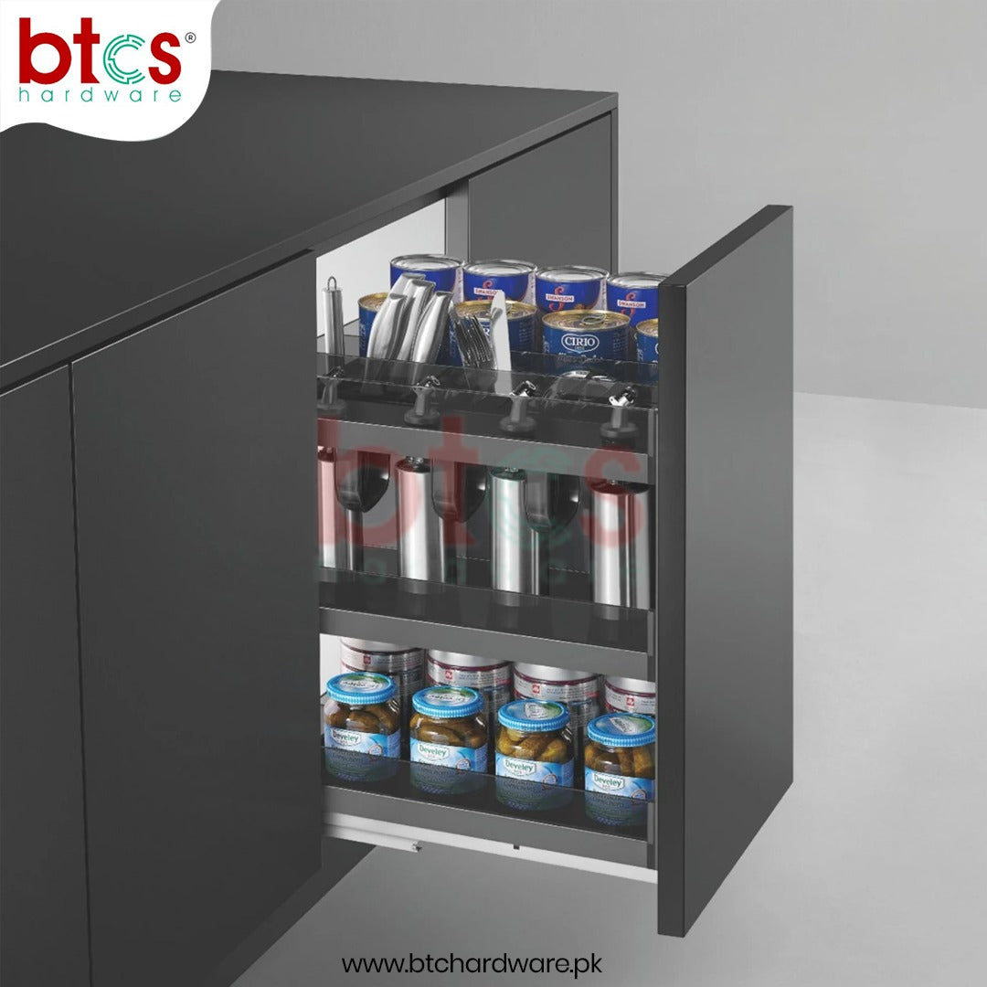 Glass Storage Pull-out Spics Rack