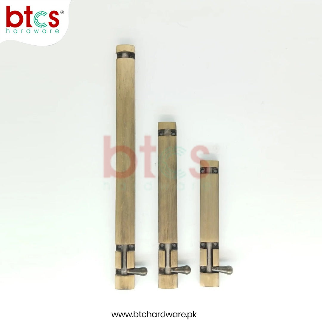 Brass D Shape Tower Bolt 1/2