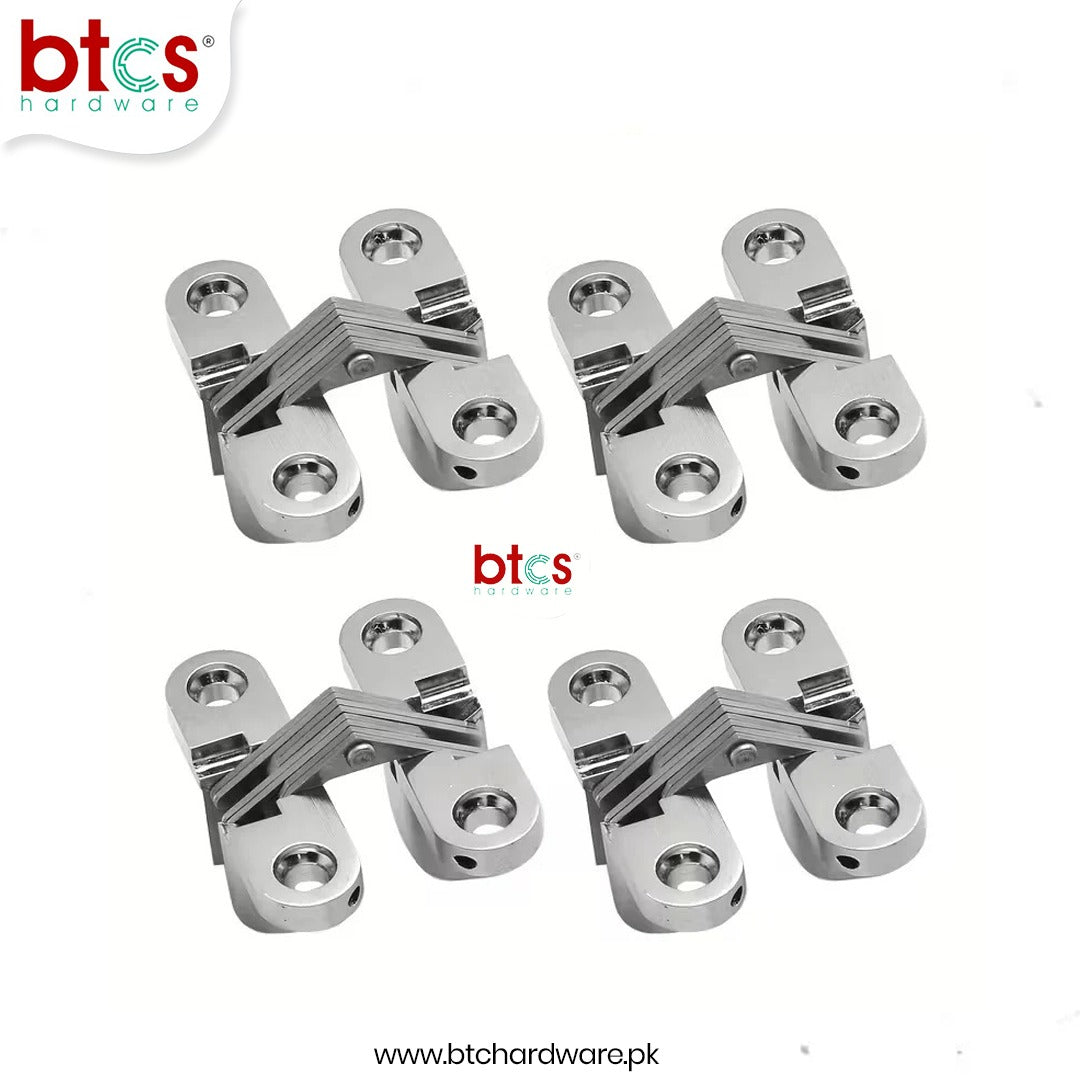 Concealed Cross Invisible Door Hinges 95mm