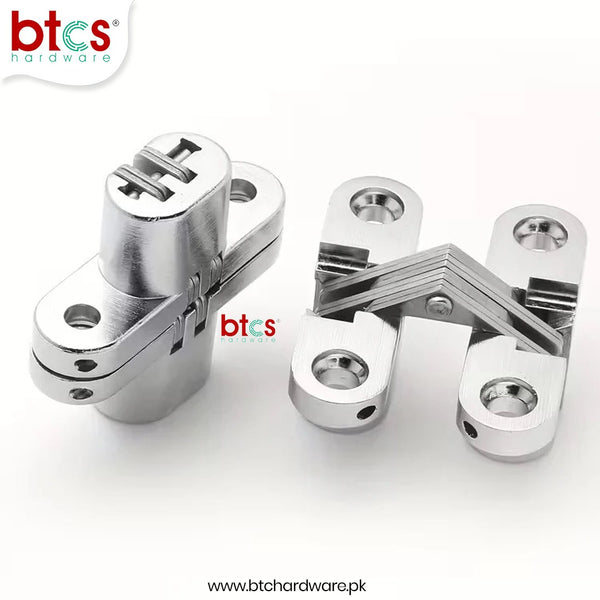 Concealed Cross Invisible Door Hinges 95mm