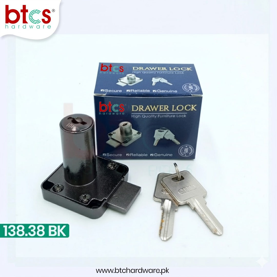 Drawer Lock (138-38-BK)