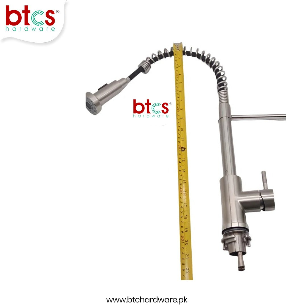 Spring Kitchen Faucet with Pull Down Sprayer