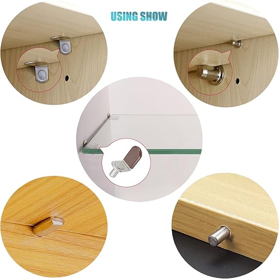 Wooden circular objects with metal components on a white background