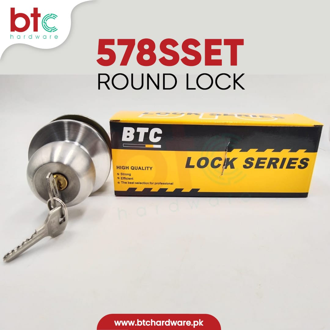 Round Door Lock [587 Lock] - BTC Hardware