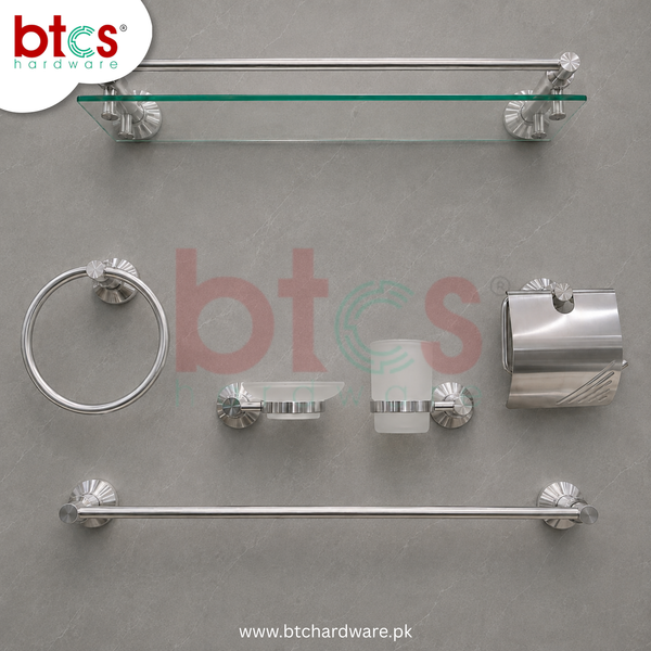 Aluminum 6pcs Bathroom set