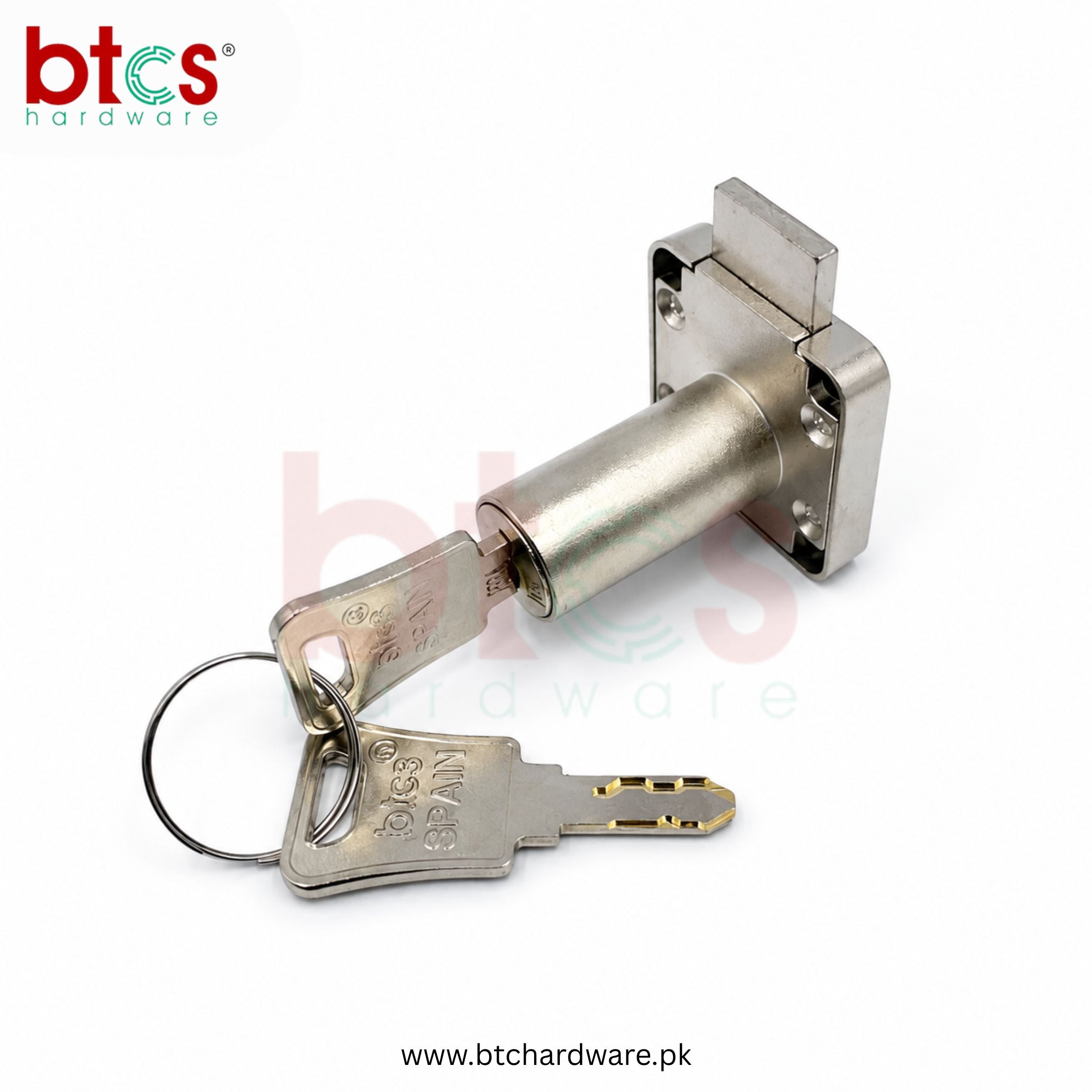 BTCS Premium Drawer Lock 138-AT-38 – silver
