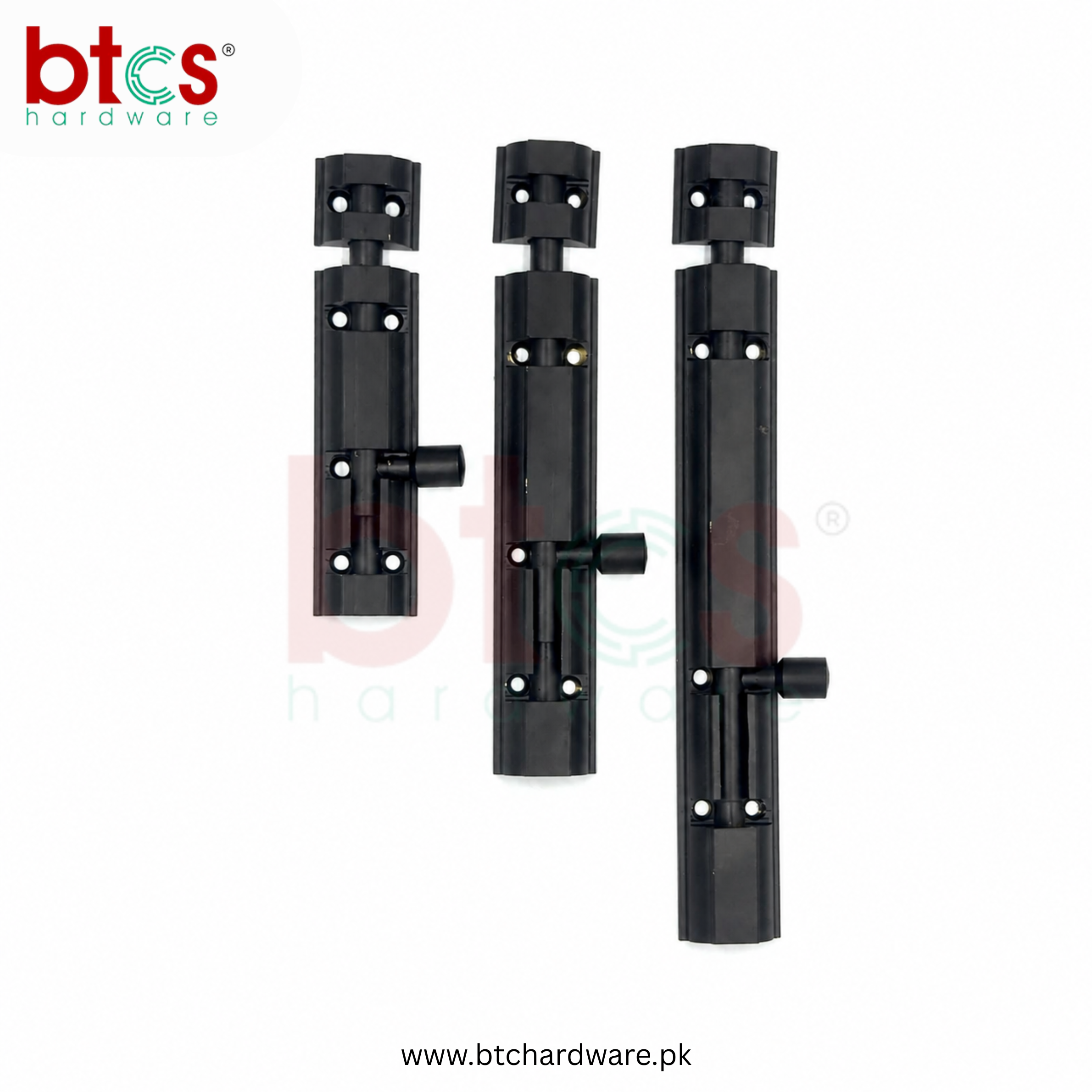 Brass Tower Bolt Black
