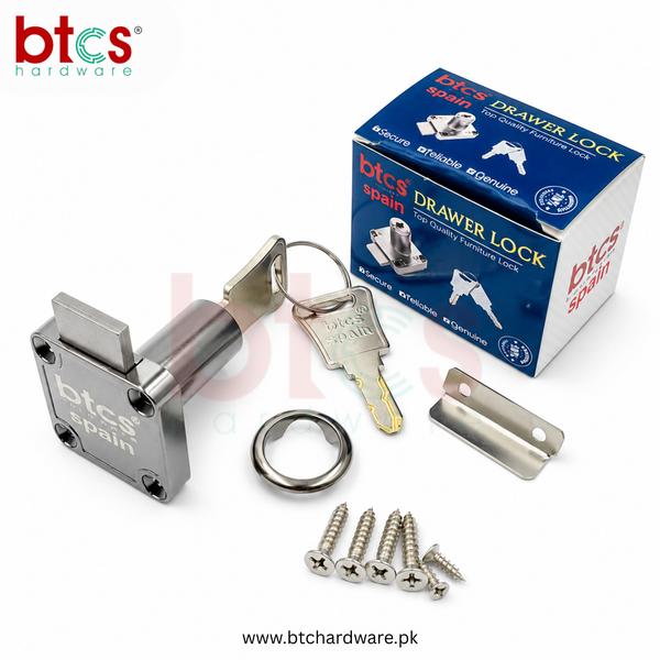 BTCS Premium Drawer Lock 138-AT-38 – black