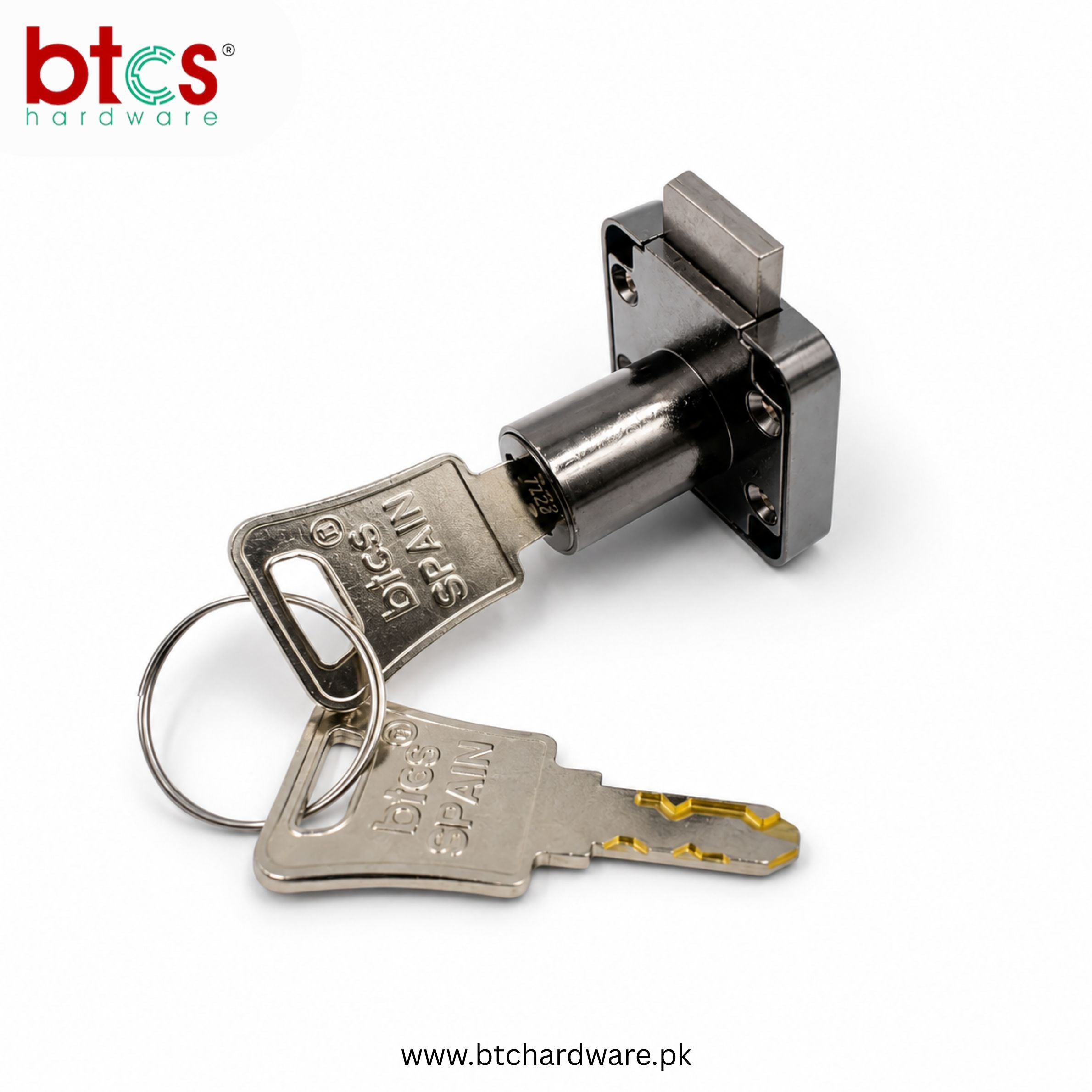 BTCS Premium Drawer Lock 138-AT-22 – Black